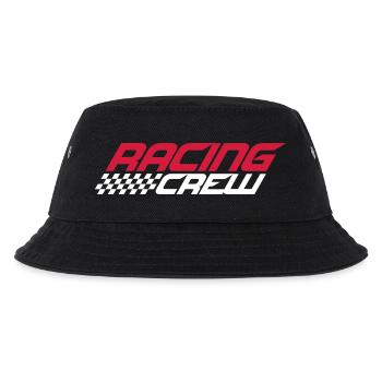 Racing Crew Cool Team Spruch Liebe Rennauto Fahren - Kinder Bucket Hat - Schwarz - Vorne