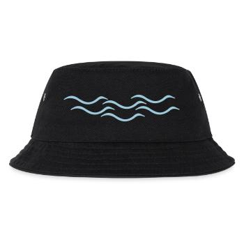 wasser - Kinder Bucket Hat - Schwarz - Vorne