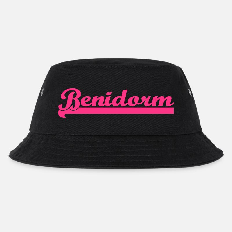 Benidorm Holiday Spain Mallorca - Kinder Bucket Hat - Schwarz