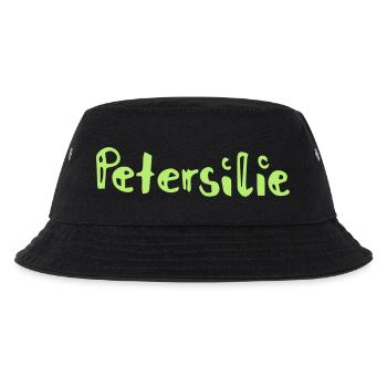 Petersielie_SCHRIFT - Kinder Bucket Hat - Schwarz - Vorne
