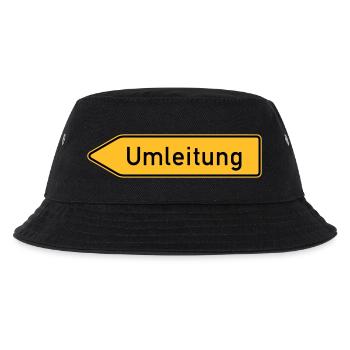 Umleitung Links - Kinder Bucket Hat - Schwarz - Vorne