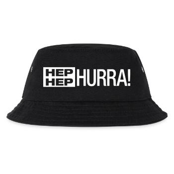 HEP HEP HURRA! - Geschenk - Kinder Bucket Hat - Schwarz - Vorne