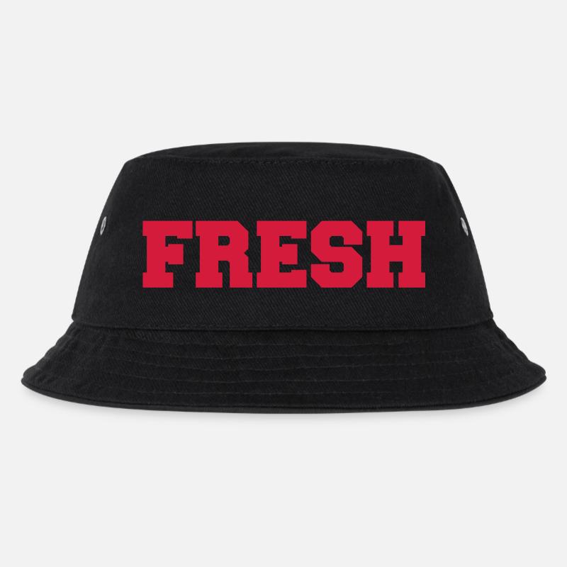 fresh - Kinder Bucket Hat - Schwarz