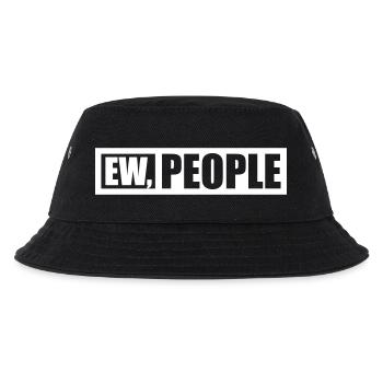 ew people lustiges Zitat - Kinder Bucket Hat - Schwarz - Vorne