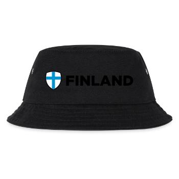 Drapeau national de la Finlande - Bob Enfant - noir - Devant