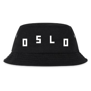 Oslo - Kinder Bucket Hat - Schwarz - Vorne