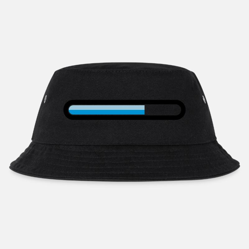 downloading - Kids’ Bucket Hat - black