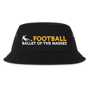 Fußballzitate: Das Ballett der Massen! - Kinder Bucket Hat - Schwarz - Vorne
