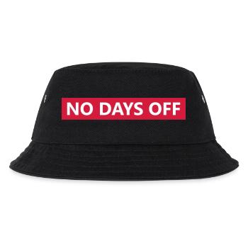 no days off - Kinder Bucket Hat - Schwarz - Vorne