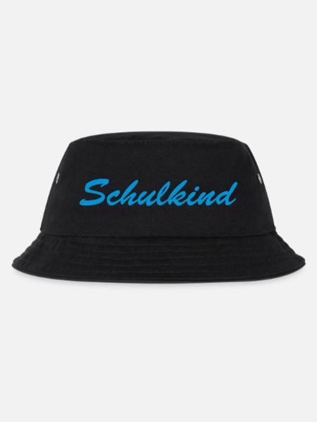 Schulkind // Erste Klasse Kind // Einschulung // - Kinder Bucket Hat - Schwarz