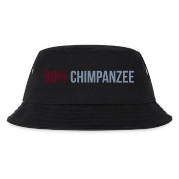 98 Percent Chimpanzee - Kids’ Bucket Hat - black - Front