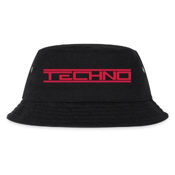 Techno barres rouges - Bob Enfant - noir - Devant