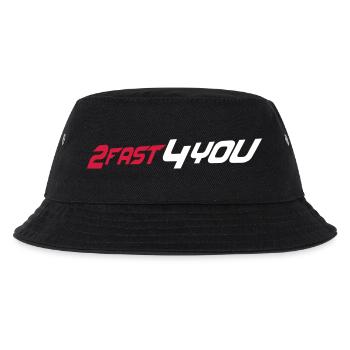 Too Fast for You Saying 2 Too Fast 4 For You - Kids’ Bucket Hat - black - Front
