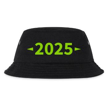2025 - Kinder Bucket Hat - Schwarz - Vorne