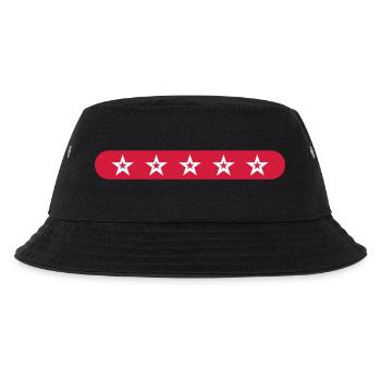 Sterne Symbol - Kinder Bucket Hat - Schwarz - Vorne