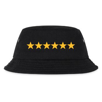 star - stars - Kids’ Bucket Hat - black - Front