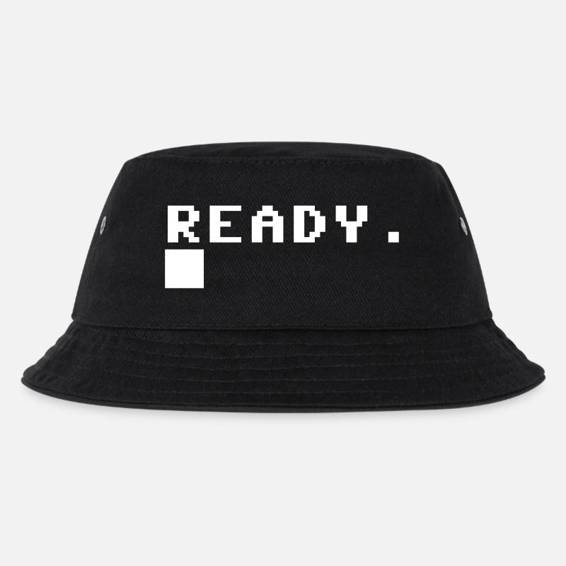 C64 Gamer Geschenk Idee Retro Computer - Kinder Bucket Hat - Schwarz