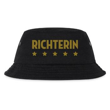 Richter Richterin Recht Gericht Rechtsanwalt - Kinder Bucket Hat - Schwarz - Vorne