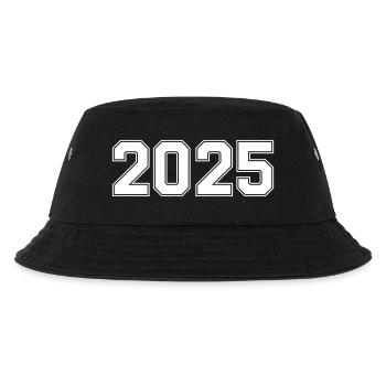 2025 - Kinder Bucket Hat - Schwarz - Vorne
