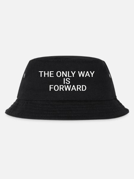 The only way is forward - Kids’ Bucket Hat - black
