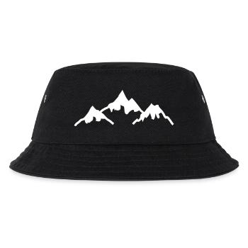 Berge - Kinder Bucket Hat - Schwarz - Vorne