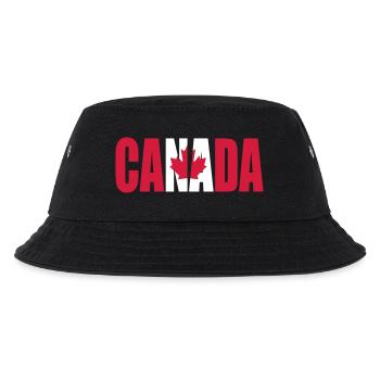 Canada - Kanada - Kinder Bucket Hat - Schwarz - Vorne