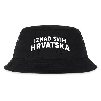 Croatie Croatie Hrvatska fan de football - Bob Enfant - noir - Devant