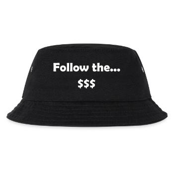 Follow the money - Kinder Bucket Hat - Schwarz - Vorne
