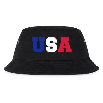 USA - Kids’ Bucket Hat - black - Front