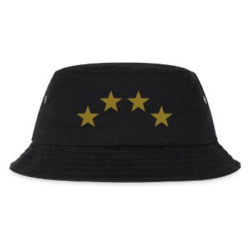 Weltmeister 4 Sterne gold - Kids’ Bucket Hat - black - Front