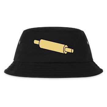 rolling pin - Kids’ Bucket Hat - black - Front
