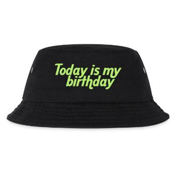 Today is my birthday - Kinder Bucket Hat - Schwarz - Vorne