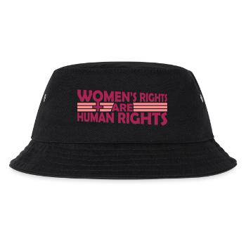 womens rights feminist quote - Kids’ Bucket Hat - black - Front