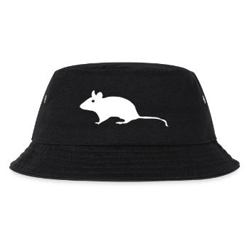 Maus - Kinder Bucket Hat - Schwarz - Vorne