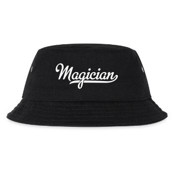 Zauberer - Kinder Bucket Hat - Schwarz - Vorne
