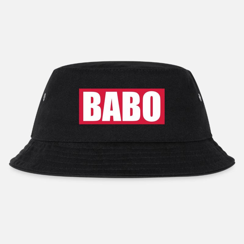 BABO - Kinder Bucket Hat - Schwarz