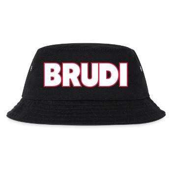 Brudi - Kinder Bucket Hat - Schwarz - Vorne