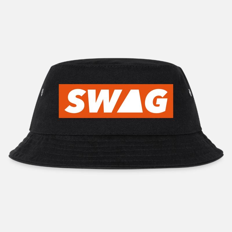 SWAG - Kinder Bucket Hat - Schwarz