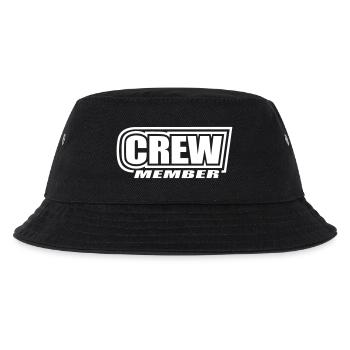 Crew Member Besatzung Segelboot Schiff Yacht Team - Kinder Bucket Hat - Schwarz - Vorne