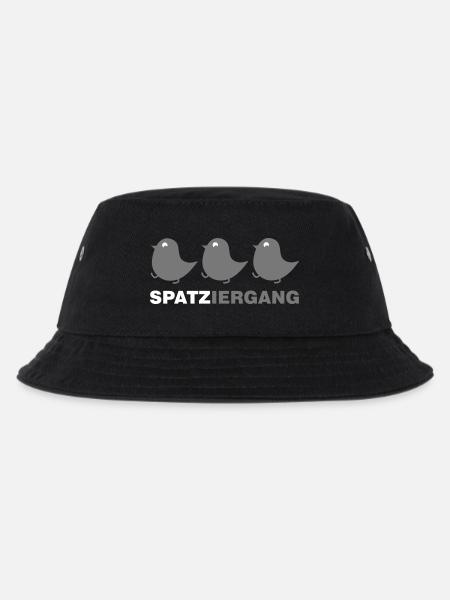Spatzen spazieren - Kinder Bucket Hat - Schwarz