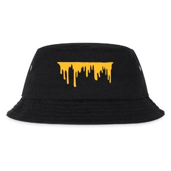 Dripping cheese strip - Kids’ Bucket Hat - black - Front