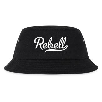 Rebell - Kinder Bucket Hat - Schwarz - Vorne