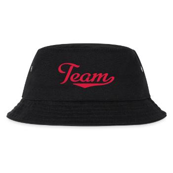 Team - Kinder Bucket Hat - Schwarz - Vorne