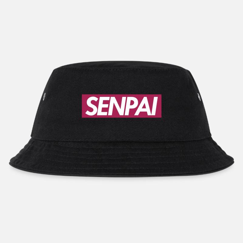 SENPAI - Kinder Bucket Hat - Schwarz