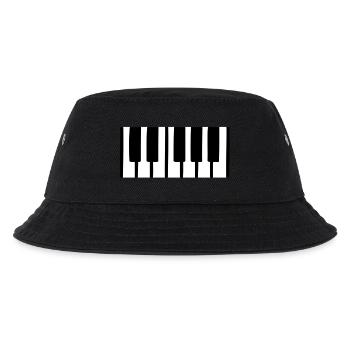 piano - Kids’ Bucket Hat - black - Front