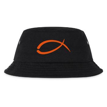 Fisch - Kinder Bucket Hat - Schwarz - Vorne