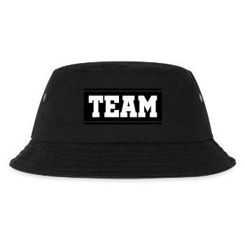 Team Mannschaft - Kinder Bucket Hat - Schwarz - Vorne