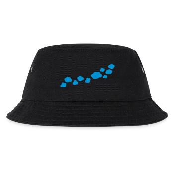 Woken Linie - Kinder Bucket Hat - Schwarz - Vorne