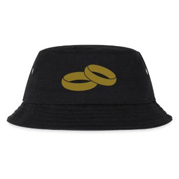 Rings - Kinder Bucket Hat - Schwarz - Vorne
