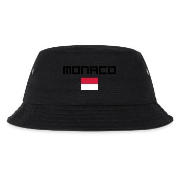 monaco - Kinder Bucket Hat - Schwarz - Vorne
